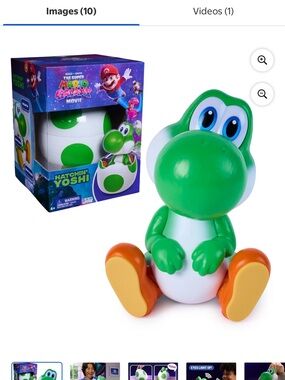 Hatchin' Yoshi Action Figure Toy - Green by Mario